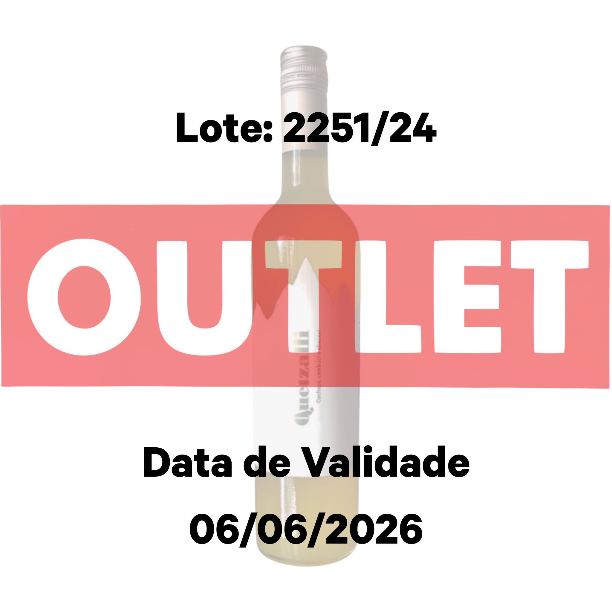 Quetzalli Cambuci, Abacaxi com Cachaça – Outlet