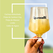 Quetzalli Drink - Cachaça com Cambuci e Abacaxi - Drink Pronto - 750 ml
