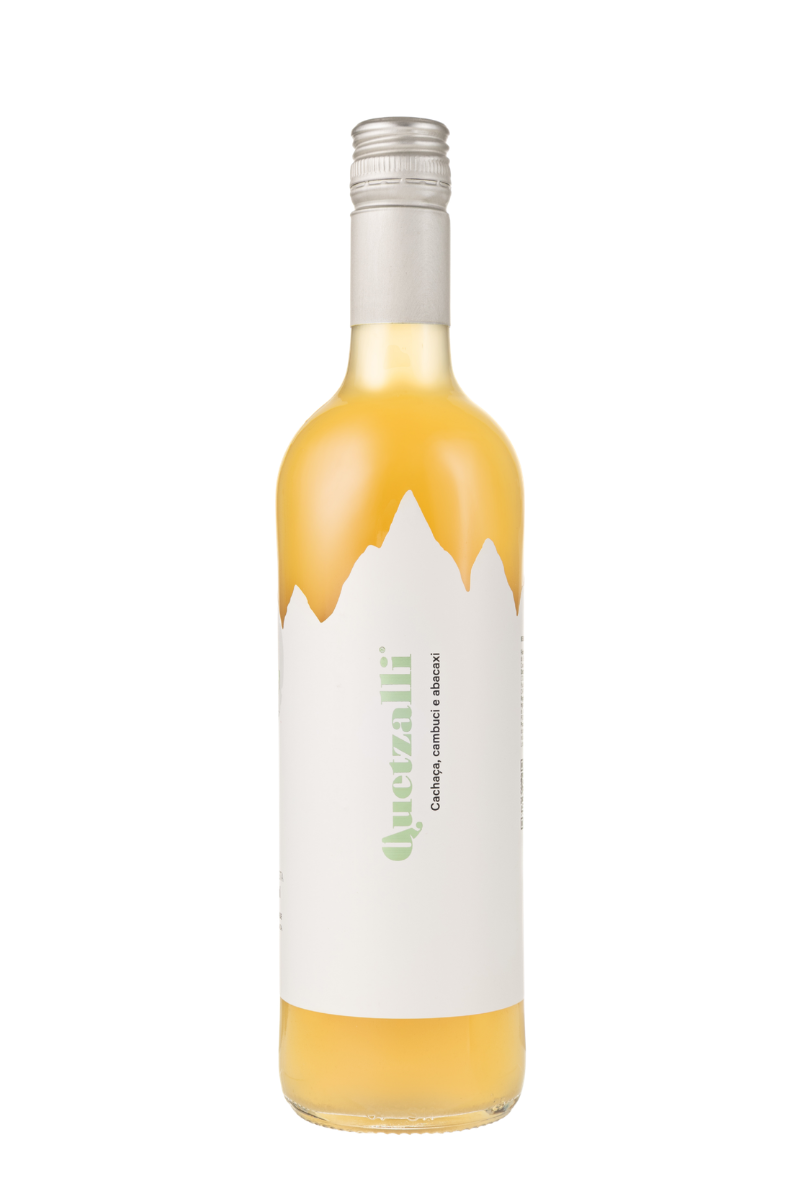 Quetzalli Drink - Cachaça com Cambuci e Abacaxi - Drink Pronto - 750 ml