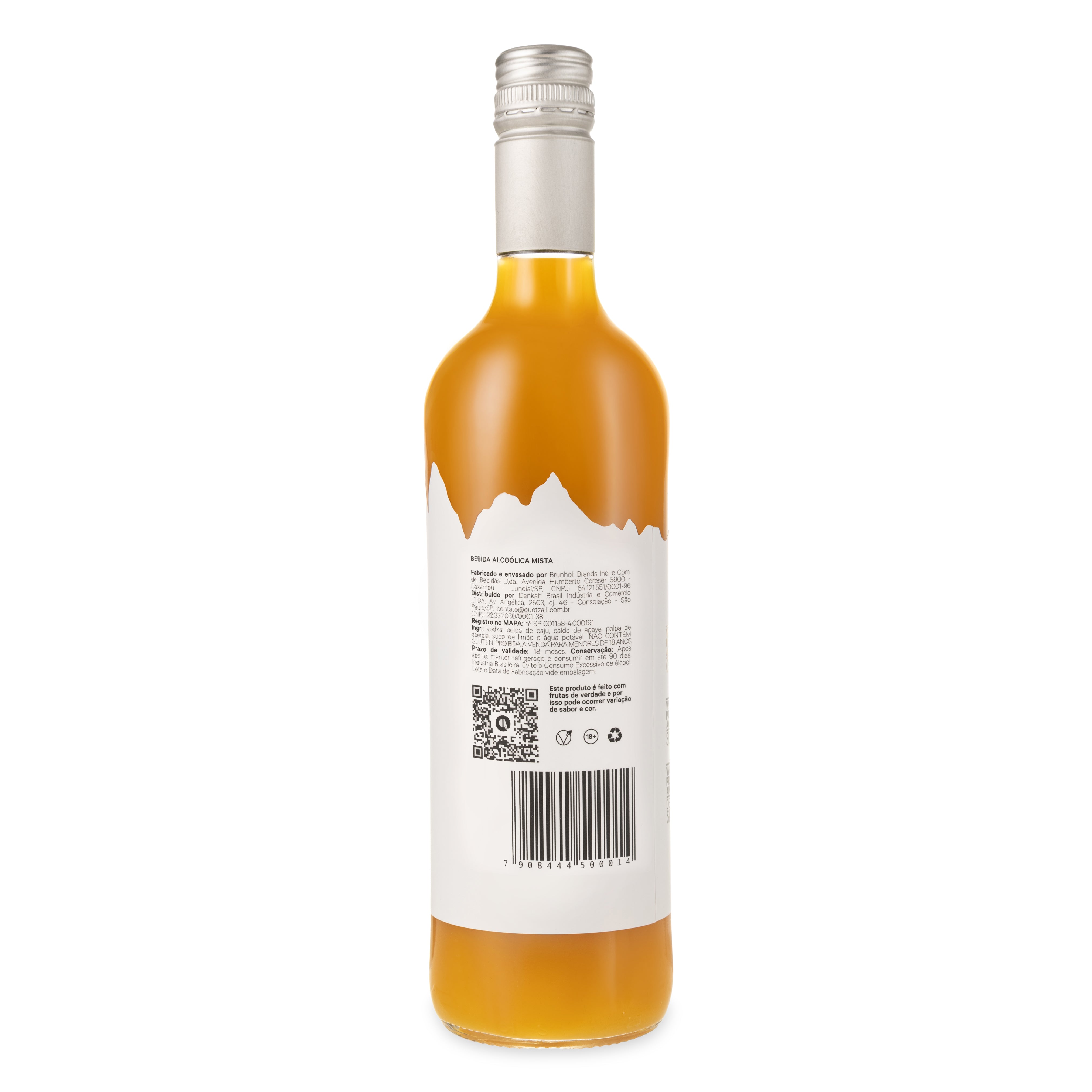 Quetzalli Drink - Vodka com Caju e Acerola - Drink Pronto - 750 ml
